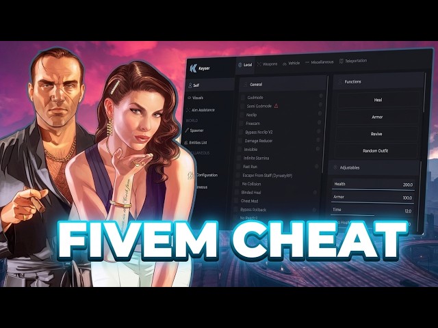 BEST FIVEM CHEATS FOR *FREE* (in 2026) 📢