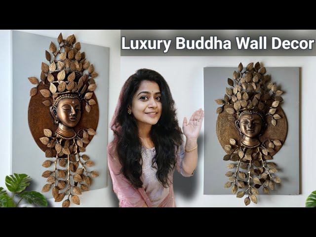 Luxurious DIY Buddha Wall Hanging | Elegant Handmade Wall Decor for Home🪷