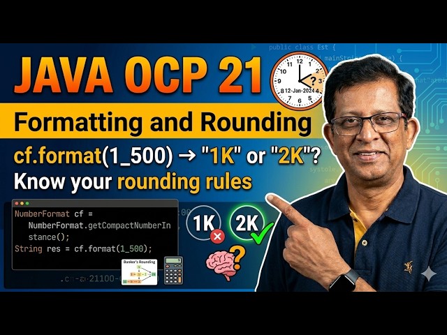 Java OCP 21 (1Z0-830) | Handling Values 1.11 | Compact Number Formatting (Java 12+)