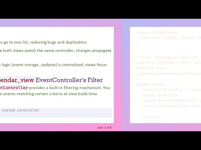 Managing Events Across Multiple Views in Flutter with a Single Controller