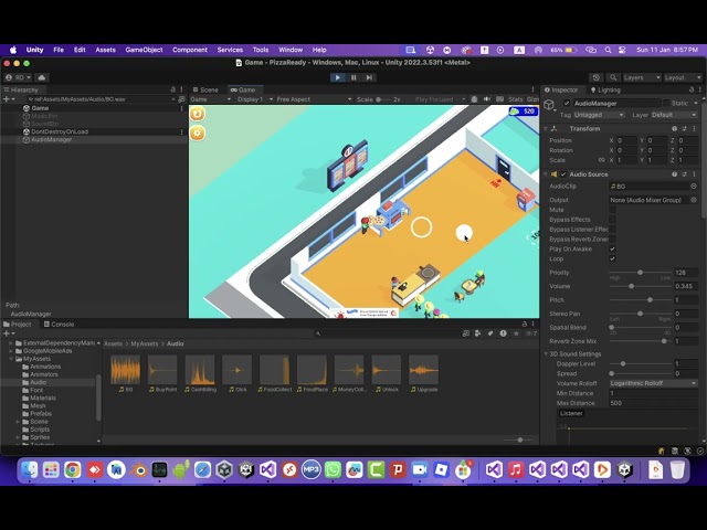 happy pizza shop unity source code