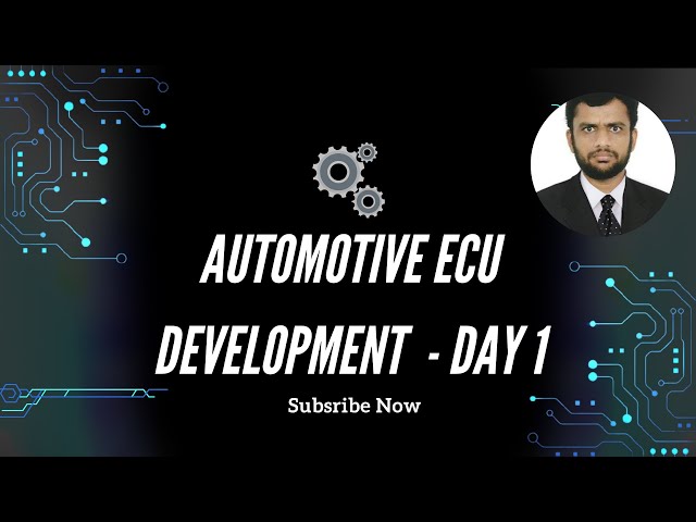 Automotive ECU Development - Day1 - LED toggling