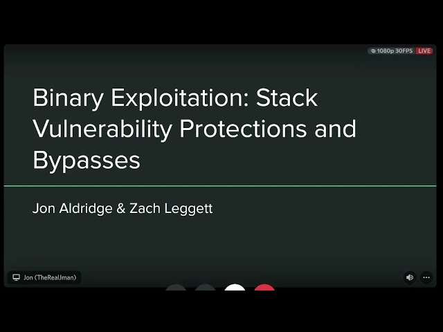 AUEHC Binary Exploitation Part 2