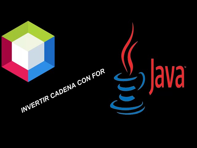 [JAVA] INVERTIR CADENA CON FOR