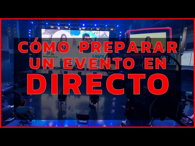 📣 PRODUCCIÓN PARA UN EVENTO EN DIRECTO 🔴 | CURSO STREAMING PROFESIONAL