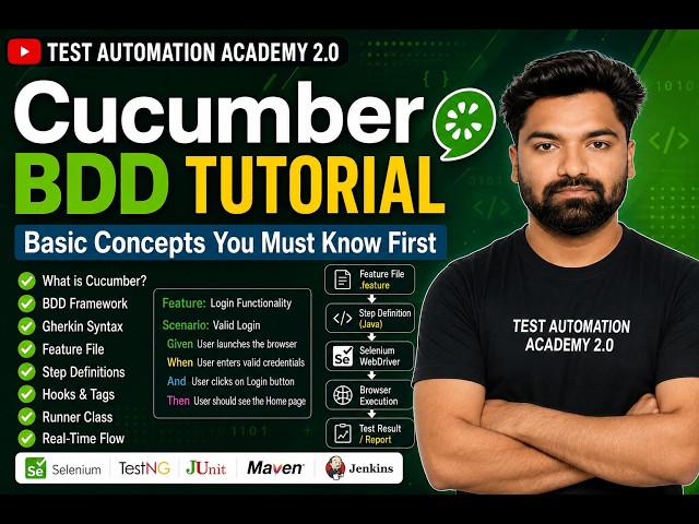 Cucumber BDD Tutorial | Basic Concepts You Must Know First