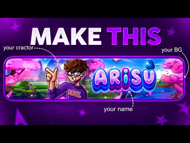 I Made Most Demanded YouTube Banner ( With Ai ) ✨😸