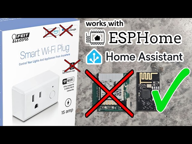 Smart Plug Hardware Mod for 100% Local Home Assistant ESPHome Integration • FEIT Electric