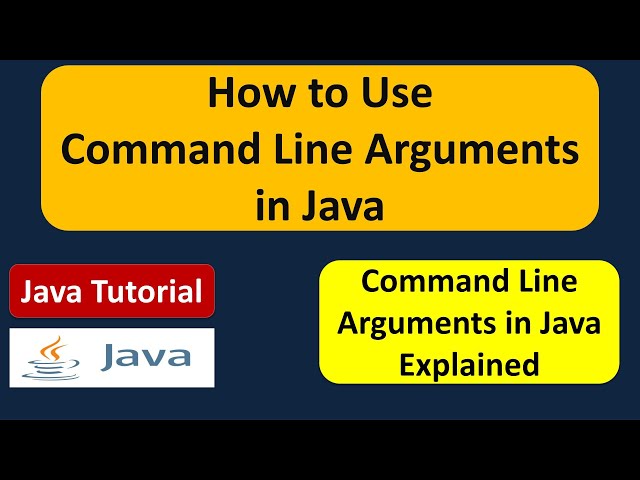What is the command line Argument in Java? | Java Command line Argument | Java Tutorial