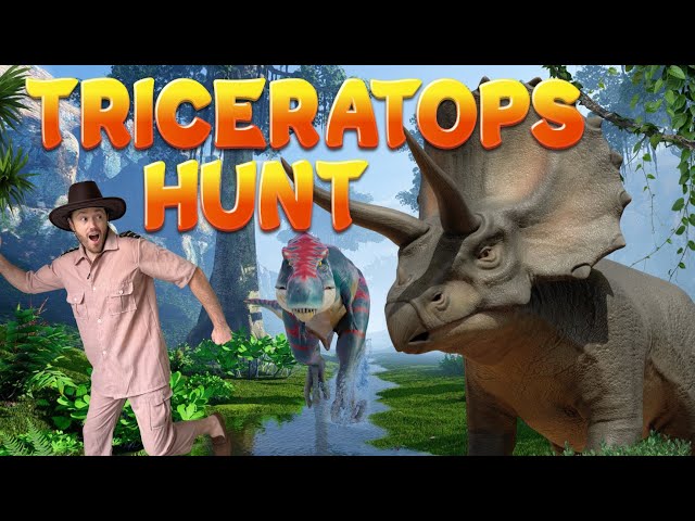 We’re Going on a Triceratops Hunt! 🦖 Dinosaur Adventure with Explorer Riley