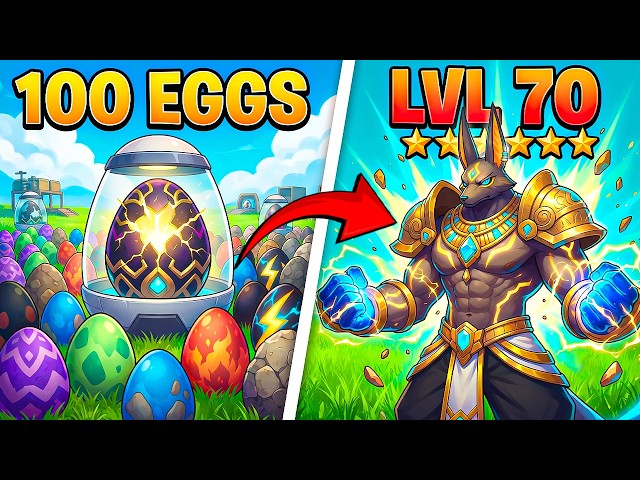 I Hatched 100 Eggs To Create The Ultimate Legendary Anubis!