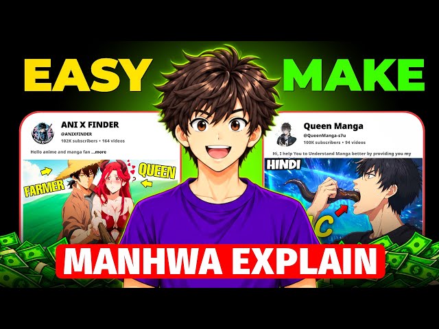 How To Create Manhwa Explained Videos & Get Millions of Views! 🔥