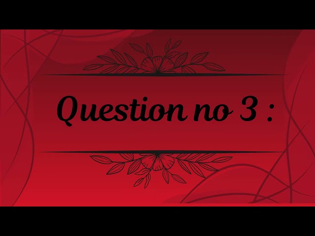 C++ basic Quiz 1