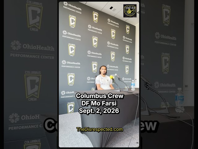 Columbus Crew DF Mo Farsi talks about what's next after an awful August