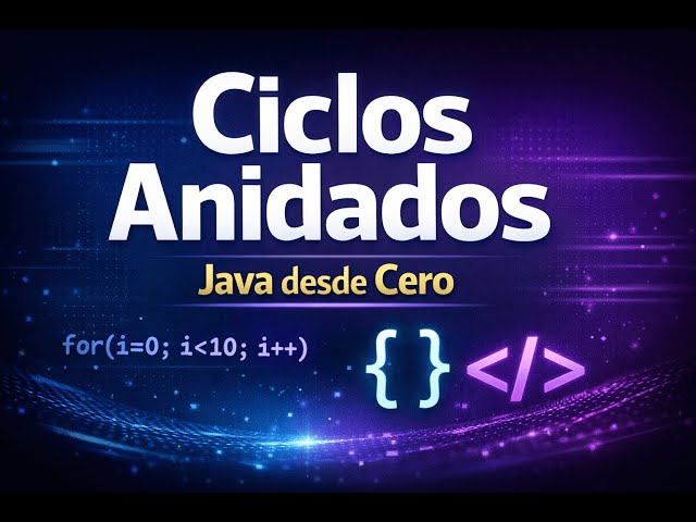 Ciclos Anidados en Java desde Cero 🚀 Explicación y Ejemplos Prácticos