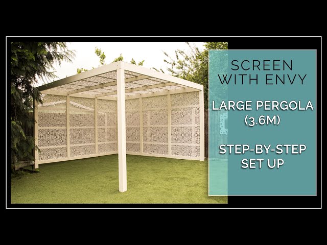 Large  Pergola Set Up (3.6m Height)