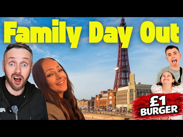 Blackpool Family Day Out | £1 Street Food, Drinks, Games & Promenade Vibes