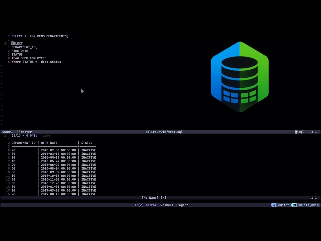 dblite.nvim — Query Oracle & SQL Server Directly From Neovim