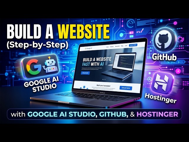 Build a Website with Google AI Studio, GitHub, & Hostinger (Step-by-Step) TAGALOG