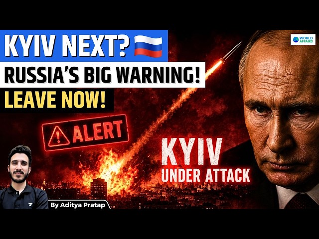 Russia Warns of Massive New Kyiv Strikes, Urges Foreign Nationals to Flee Immediately
