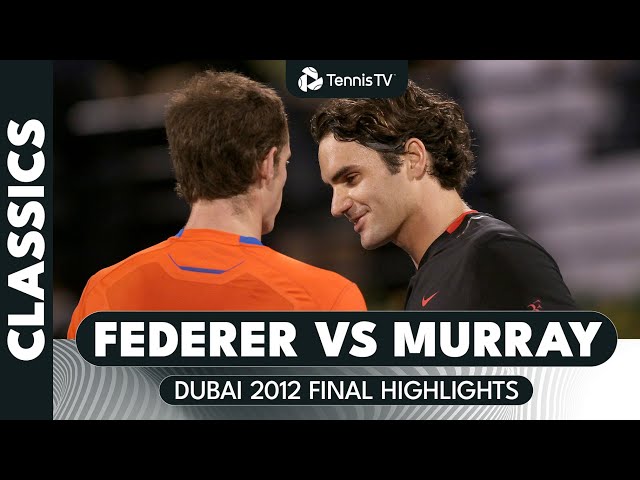 Roger Federer vs Andy Murray For The Title 🏆 | Dubai 2012 Final Highlights