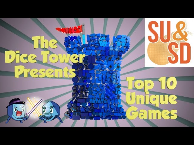Top 10 Unique Games (with Quinns from Shut up & Sit Down)