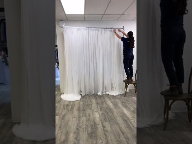 Backdrop Tutorial - Crossed Design