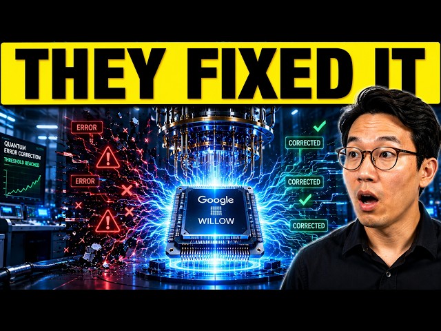 Google's New Quantum Chip Just Solved Error Correction — Here's Proof