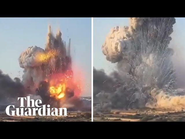 Explosion at Malta fireworks factory sends plumes of smoke into air