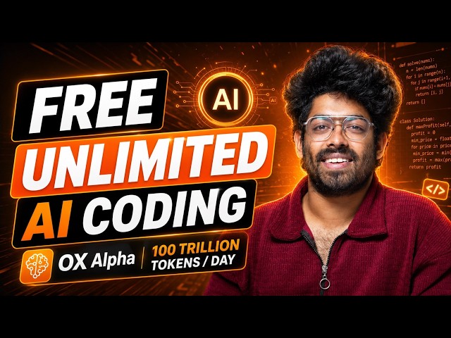 Unlimited FREE AI Coding With Ox Alpha + OpenCode (100T Tokens/Day)