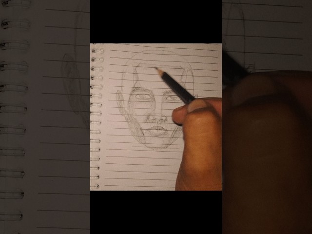 using Loomis method #drawing m #sketch #drawingtutorial #shorts