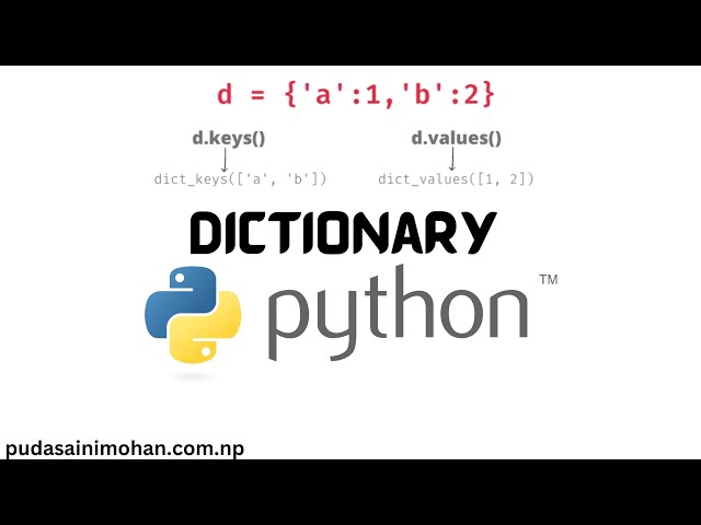 Dictionary in PYTHON