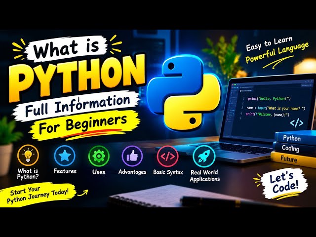 💻🔥What is Python? Full information about python🚀#Python #PythonForBeginners #LearnPython .