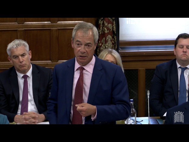 Farage Speaks on the Rape Gang Scandal.