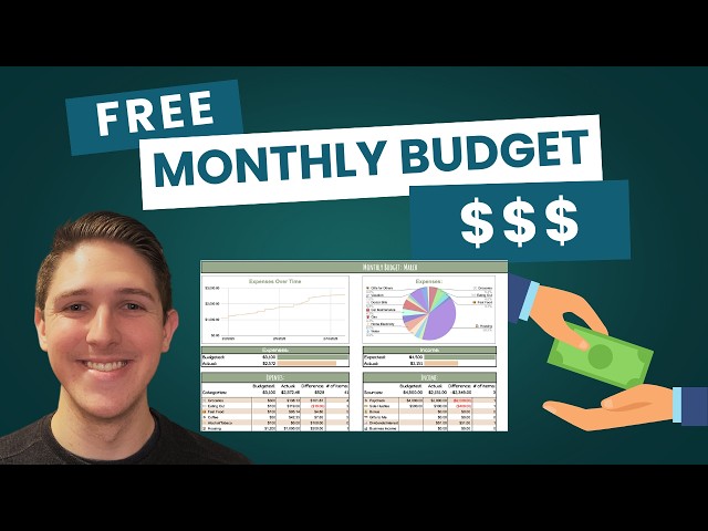 FREE Monthly Budget Template  (No Email Required!) -  Google Sheets 📊
