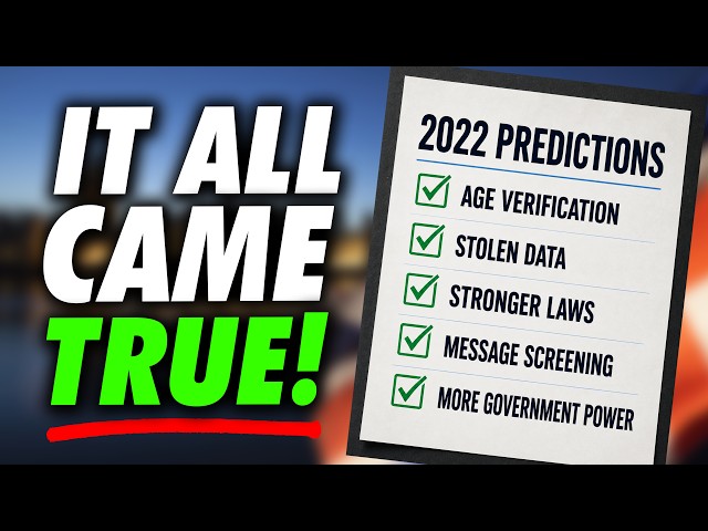 We Were Right…