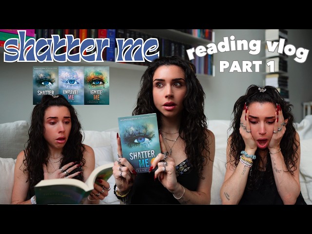 reading the Shatter Me Series for the first time! | reading vlog part 1 with SPOILERS 📚💙