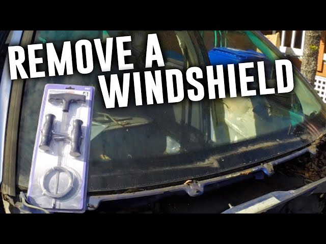 Windshield Removal Using Harbor Freight Tool