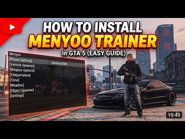 How To Install Menyoo Trainer In GTA5 (EASY GUIDE)