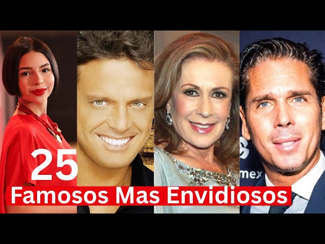 The 25 most envious celebrities