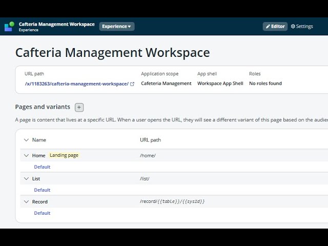 Create And Configure Workspace