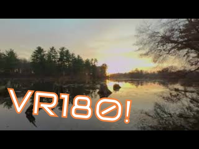 Vuze XR Sunset test VR180 injected with Google 180 Creator Meta Data