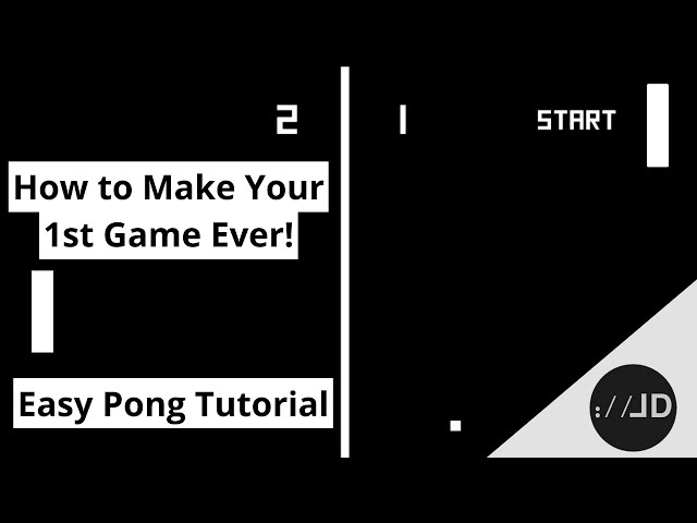 Pong Unity Game Tutorial (Beginner Tutorial - 1 Hour)