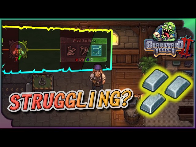 Can't Unlock Steel, Or Stuck with Jack in GRAVEYARD KEEPER 2? Here's the Solution!