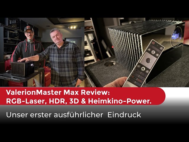 ValerionMaster Max Review: RGB-Laser, HDR, 3D & Heimkino-Power. Unser erster ausführlicher  Eindruck