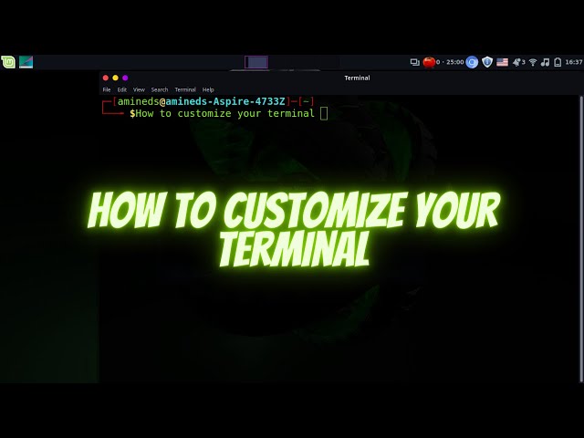 How to make terminal look like parrot os terminal