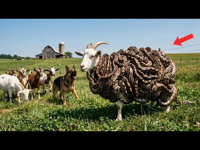Animal Rescue : Rescue Team Save a Goat From Snake!