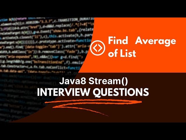 Java Streams: Calculate the Average of a List