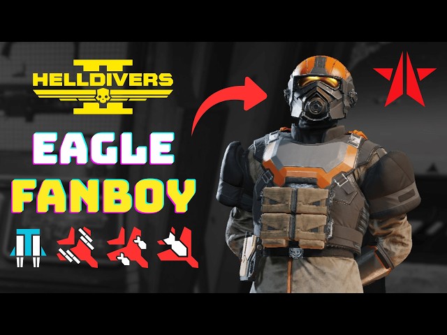 Helldivers 2: Eagle Fanboy Build - Bots Solo Max Difficulty Gameplay / Deathless / Full Map Clear