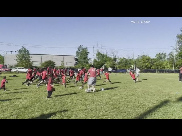 Excitement growing for World Cup, local youth soccer players were out and about prepping for the gam
